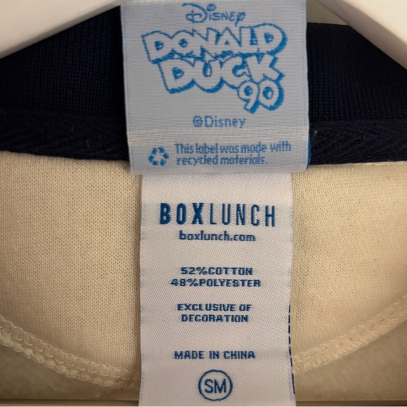 Disney Donald Duck 1934 Summer Adventure Collared Unisex Sweatshirt, Small - Picture 8 of 11